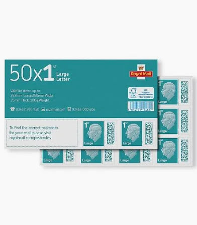 1st Class Stamp Large Letter