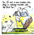 Greetings Card - Golf First Tee