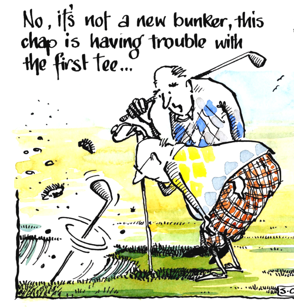 Greetings Card - Golf First Tee