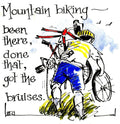 Greetings Card - Cycling Bruises