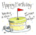 Greetings Card - Golf Birthday