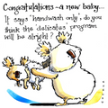 Greetings Card - New Baby Delicates