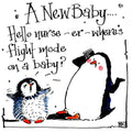 Greetings Card - New Baby Flight Mode