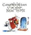 Greetings Card - New Home Mouse House