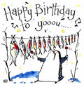 Greetings Card - Penguin Percussion