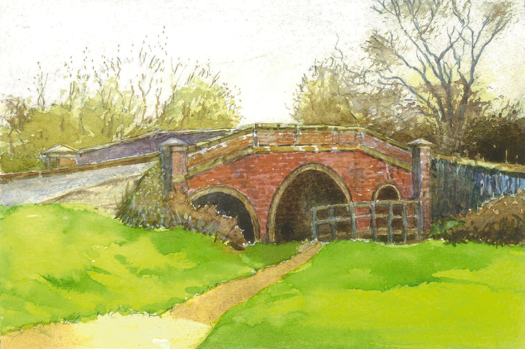 Postcard - Great Ouseburn Bridge
