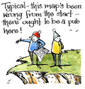 Greetings Card - Pub