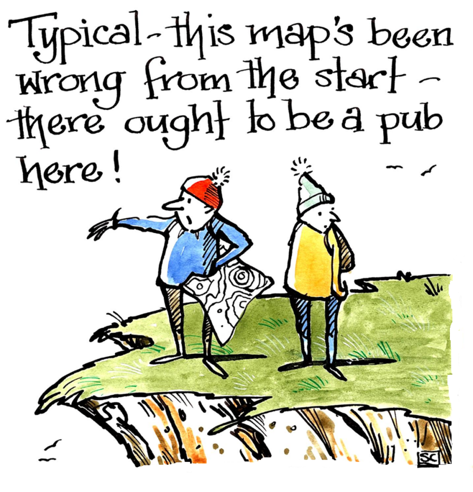 Greetings Card - Pub