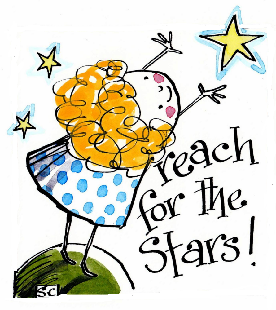 Greetings Card - Good Luck Reach