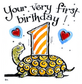 Greetings Card - Birthday Child One First