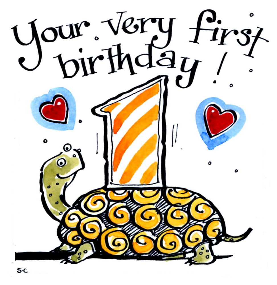 Greetings Card - Birthday Child One First
